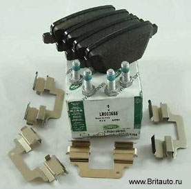 Колодки тормозные задние Land Rover Freelander 2. Оригинал Land Rover.