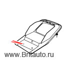 Насадка на глушитель хромированная, Range Rover Evoque Sport / Dinamic, левая.