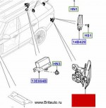 Модуль системы парктроников Range Rover 2013 - 2017, с контролем смены полосы движения и выезда на магистраль