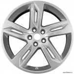 Колесный диск R19 Range Rover Evoque, Land Rover Discovery Sport, 5-ти лучевой, цвет: Sparkle Silver, Style 3