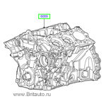 Короткий блок цилиндров discovery 3, 4 , range rover sport 2005 - 2012 и range rover 2013 - 2017, на 3,0Л Дизель