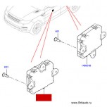 Блок управления передней пассажирской дверью Range Rover Sport 2014 - 2017 и Range Rover 2013 - 2017, от VIN: EA182852 до VIN: FA999999 