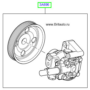 Насос гидроусилителя руля (ГУР) LR Freelander 2