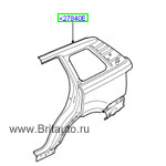 Боковая панель кузова range rover sport 2005 - 2013 правая задняя