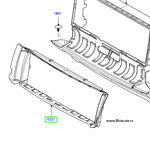 Вентиляционный дефлектор центральный LR Freelander 2