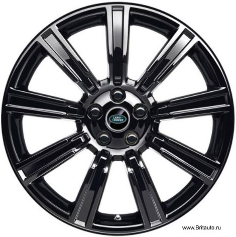 Колесный диск 9,5 х R21 Range Rover 2017 - 2019 и Range Rover Sport 2017 - 2019, цвет: Gloss Black