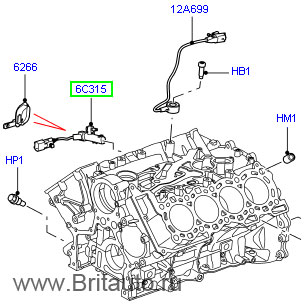 Датчик положения коленвала land rover discovery iii - iv, range rover 2002 - 2012, rrs 2005 - 2013