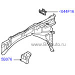 Держатель крыла панель облицовки правая discovery 4, range rover sport 2010 - 2013