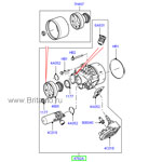 Муфта ведущего вала lr freelander ii