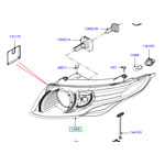 Фара правая, адаптивный биксенон range rover evoque