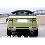 Бампер задний на range rover evoque sport / dinamic, без автоматической системы парковки