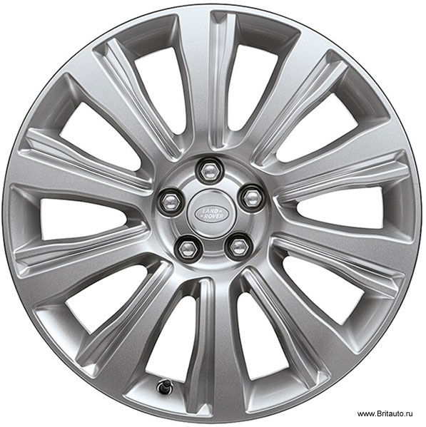 Колесный диск Range Rover Evoque R19, 10 спиц, Style 103, цвет: Sparkle Silver