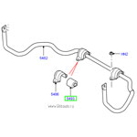 Втулка переднего стабилизатора Range Rover 2002 - 2012, на бронированный кузов