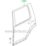 Дверь задняя левая lr discovery 3, 4