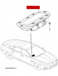 Подушка безопасности пассажирская Jaguar XJ от VIN: V00001