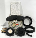 Комплект передних динамиков (2шт) в сборе Land Rover Defender 1987 - 2014. В комплекте 2 динамика, 2 решетки, 2 корпуса, проводки, крепеж. Оригинал Land Rover 1000%, в оригинальной упаковке.