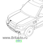Жгут проводки переднего бампера range rover sport 2010 - 2013, с камерой и передней системой помощи при парковке