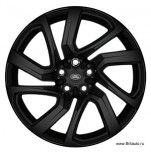 Диск колесный r21 land rover discovery 5, модель: gloss black dynaviper, цвет: черный глянцевый. 