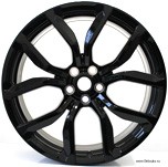 Колесный диск кованый R22 TechnoViper Gloss Black Range Rover Sport 2015 - 2022 SVR, Range Rover 2013 - 2021 SVAutobiography, Defender 2020 - 2024 и Discovery 5, цвет: черный глянцевый.