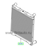 Радиатор интеркулера промежуточный теплообменник рендж ровер спрот 2005 - 2013 и рендж ровер 2002 - 2012