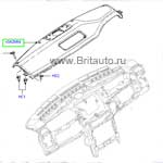 Крышка панели приборов ("торпеда") range rover 2002 - 2012