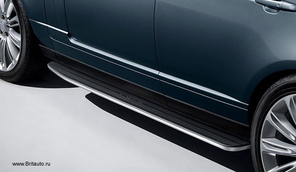 Пороги стационарные Range Rover 2013 - 2020 и Range Rover Sport 2014 - 2020, полный установочный комплект.