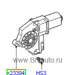 Электродвигатель левого стеклоподъемника задней двери discovery iii , range rover sport 2005 - 2009