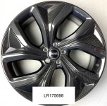 Колесный диск кованый Forged R23 Range Rover Sport 2023 - 2024 и Range Rover 2022 - 2024, Style 5128, модель: Olufsen, цвет: Dark Grey Gloss Carbon (темно-серый глянцевый с карбоновыми вставками).