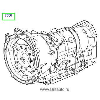 Акпп range rover 2002 - 2012 и range rover sport 2005 - 2013, включает преобразователь, на 3,6л дизель