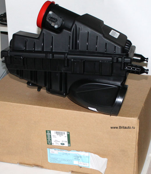 Корпус воздушного фильтра 3.0Л Дизель AJ20D6 левый Range Rover 2013 - 2021, Range Rover Sport 2014 - 2022, в сборе с датчиком массового расхода воздуха, опорами и воздушным фильтром. Запчасть оригинальная новая Land Rover, в оригинальной коробке.
