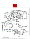 Фара левая, галогенная, Land Rover Freelander 2, на автомобили американского рынка.