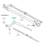 Рычаг стеклоочистителя водительский на Range Rover Sport  2010 - 2013 и Land Rover Discovery 3 и 4