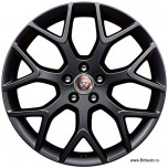 Колесный диск Jaguar F-Type 9,5 x R19, модель: Centrifuge Gloss Black (черный). Задний.
