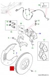 Комплект тормозных дисков передних Jaguar I-Pace, до VIN: L1F99999, комплект из 2-х штук..