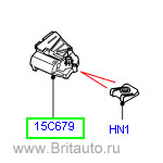 Электродвигатель люка крыши, с электронным блоком управления, на range rover 2010 - 2012