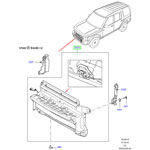 Вентиляционный дефлектор центральный передний, с датчиком температуры воздуха, на lr discovery iv и rrs 2010 - 2013