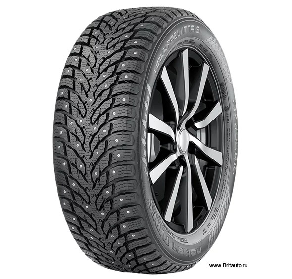 Nokian Tyres Hakkapeliitta 9 205/55 R16 94T, автошина зимняя, шипы.