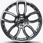 Колесный диск литой r22 kahn 600le range rover evoque 2012 - 2022, range rover velar, цвет: diamond cut on dark shadow (светлый затемненный с полрованными внешними шлицами).