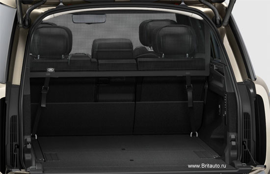 Разделительная сетка, между салоном и багажным отделением Range Rover 2022 - 2024, в половинную высоту салона. Запчасть оригинальная новая Land Rover, в оригинальной упаковке