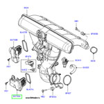 Исполнительное устройство - клапан с регулируемым каналом на выпускной коллектор LR Freelander 2 - 3,2Л Бензин