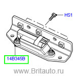 Датчик удара боковой подушки безопасности range rover 2002 - 2009