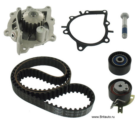 Комплект ремня ГРМ 2,2Л Дизель, полный комплект с помпой Land Rover Freelander, Land Rover Discovery Sport, Range Rover Evoque 2012 - 2018. Оригинал Land Rover, в оригинальной упаковке.