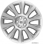 Диск колесный 9,5 х R21 Style 101, отделка Sparkle Silver, 10-ти спицевый, на Range Rover 2013 - 2019 и Range Rover Sport 2014 - 2019.