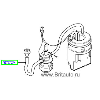 Насос топливный на range rover sport 2005 - 2012 и land rover discovery iii, iv