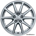 Легкосплавный колесный диск R17 LR Freelander, Land Rover Discovery Sport и Range Rover Evoque , отделка silver sparkle