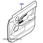 Панель отделки (обивка) левой двери range rover evoque