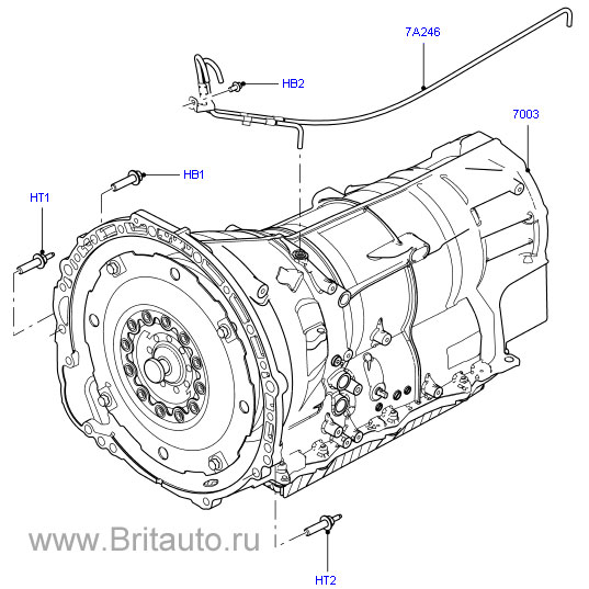 Коробка передач range rover 2002 - 2012 и range rover sport 2006 - 2013, на 5,0л бензин и 3,0л дизель. включает преобразователь