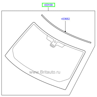 Стекло лобовое с подогревом и датчиком осадков land rover discovery 4