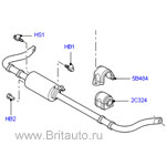 Стабилизатор активный с контролем устойчивости range rover sport 2010 - 2013, дизель 3,0л