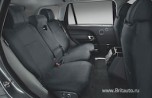 Комплект водонепроницаемых чехлов на задние сиденья Range Rover 2013 - 2017, цвет: Ebony Black (черные). Комплект включает в себя чехол на подлокотник и чехлы подголовников